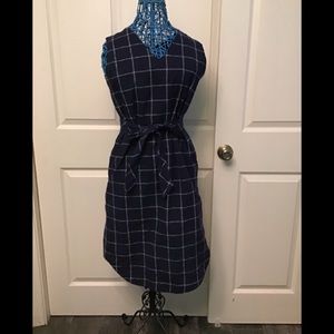 Bridge and Burn Window Pane Shirt Dress size small